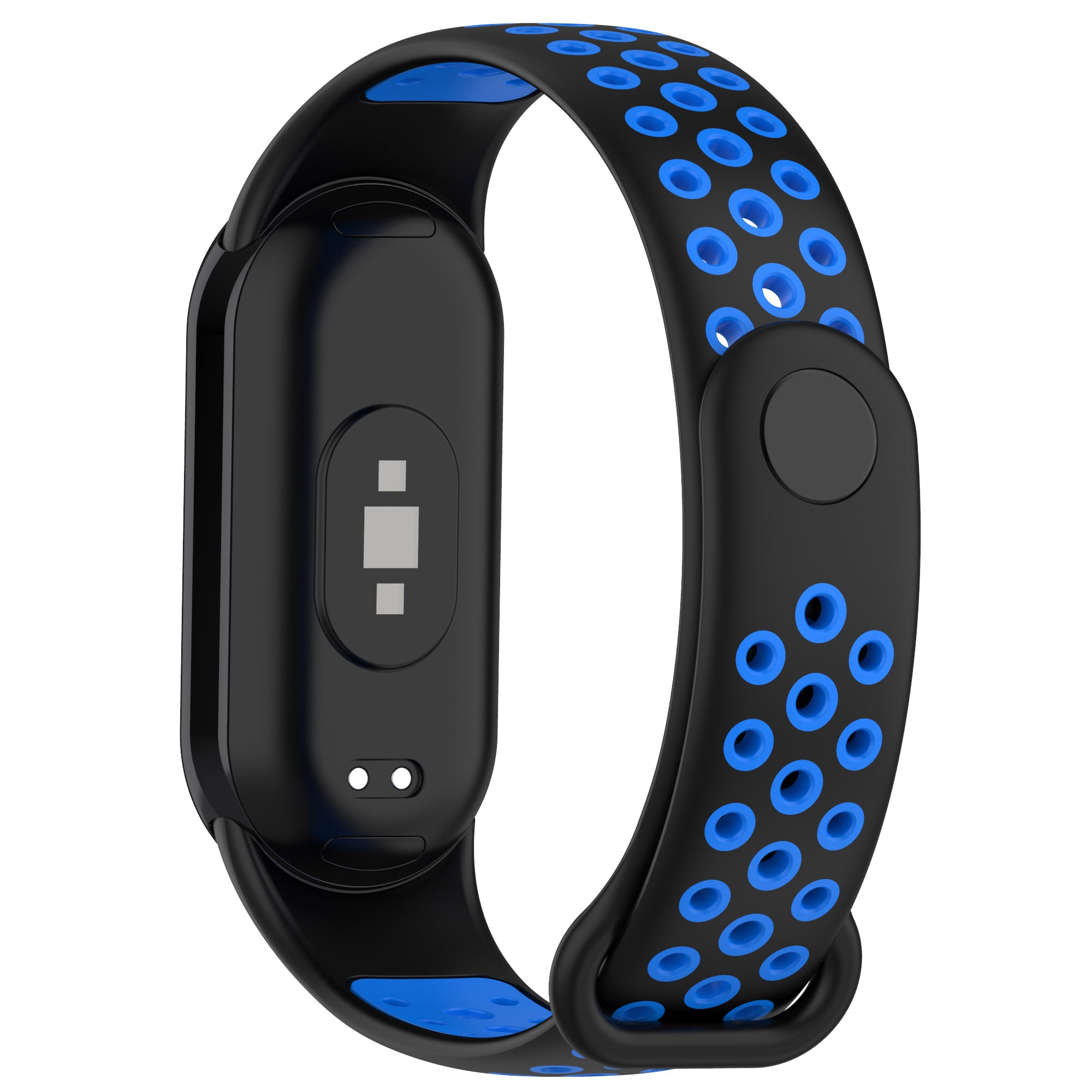 For Xiaomi Smart Band 8 Silicone Watch Bands Dual-color Sport Strap with Silicone Connector For Xiaomi Smart Band 8 Silicone Watch Bands Dual-color Sport Strap with Silicone Connector